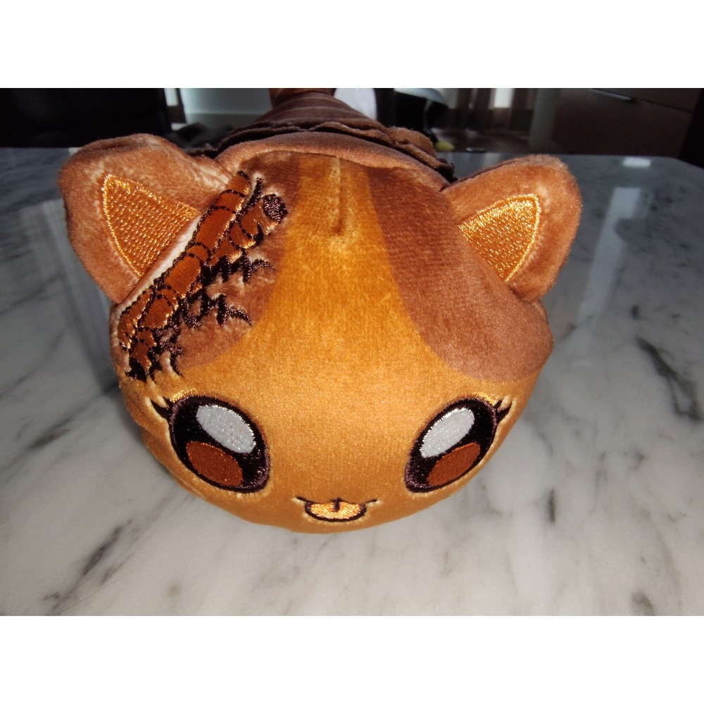 Aphmau MeeMeows Mystery Plush Litter 4 Eclair Cat Brown Dessert Collectible